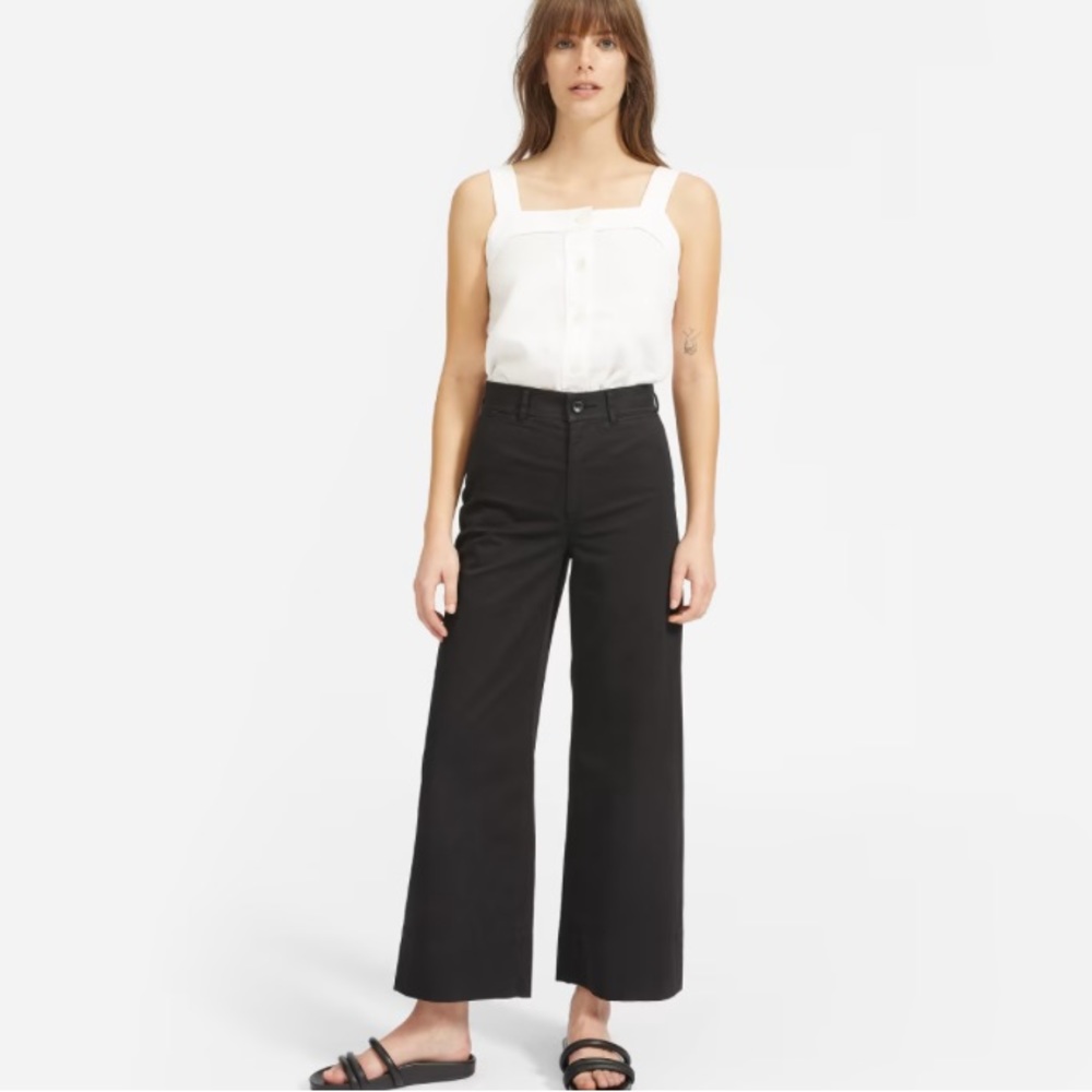 Everlane The Lightweight Wide Leg Crop Chino